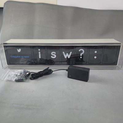 Flapit Social Media Counter - Retro Split-Flap Display - WiFi Hardware Projekt