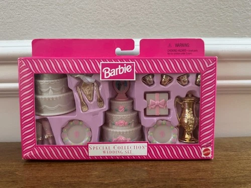 VINTAGE 1997 MATTEL BARBIE SPECIAL COLLECTION WEDDING SET #18296 NIB