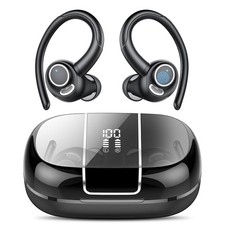 Wireless Earbuds Bluetooth 5.3 Headphones Sports, 48H Earphone 48Hrs, Black