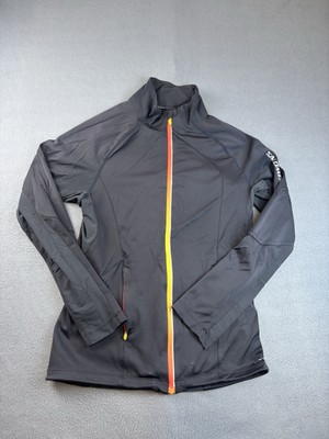 Salomon Climawind Windbreaker Jacket Mens Small Softshell Full Zip Outdoor