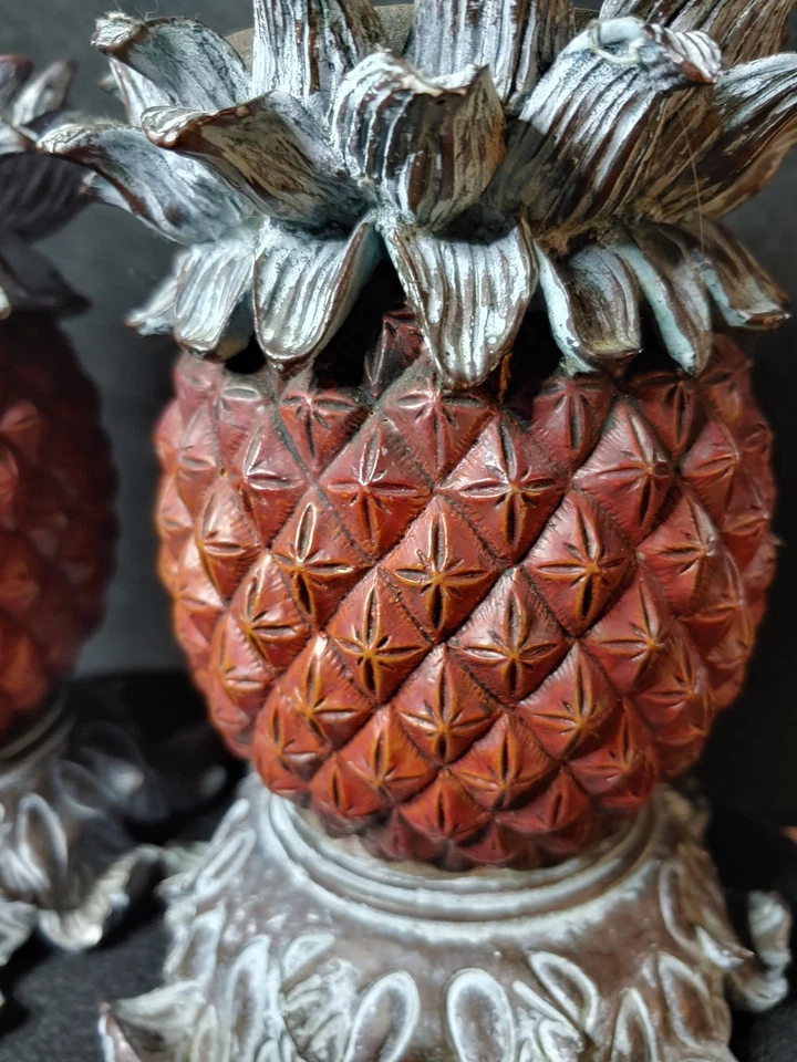 Juego Candelabro Piña Pedestal Pilar Candelabro 6" Foto 3 de 4