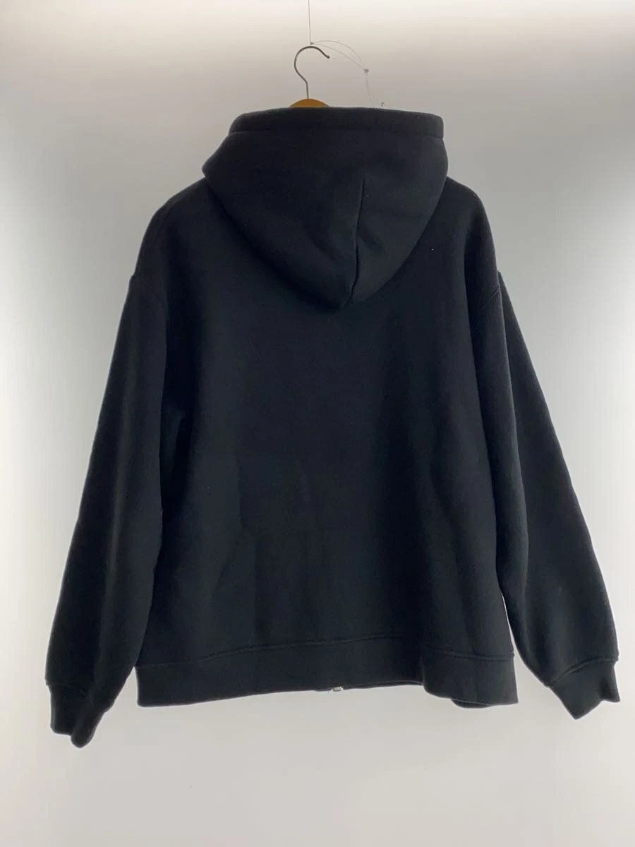 Alexander Wang Felpa con Cappuccio Zip S Cotone Nero