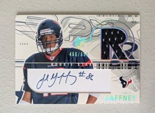 2002 UD SPX ROOKIE STARS JABAR GAFFNEY #/650 FOOTBALL SPORTS CARD. rookie card picture