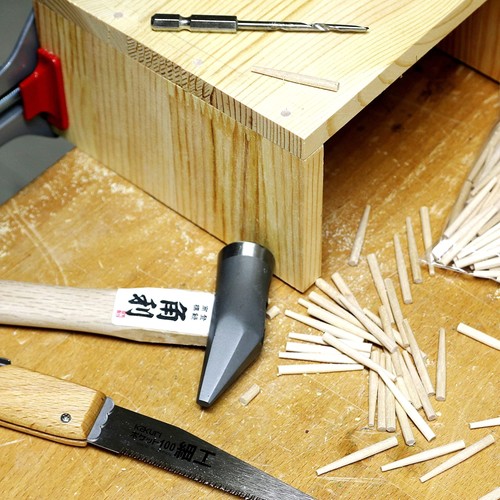 KAKURI Wooden Nails for Woodworking 3/16 inch (4.7mm), Tapered Wooden Dowel R... - Picture 6 of 7