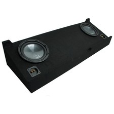 2007-2013 Chevy Silverado Crew Cab Truck Harmony R124 Dual 12" Sub Box Enclosure