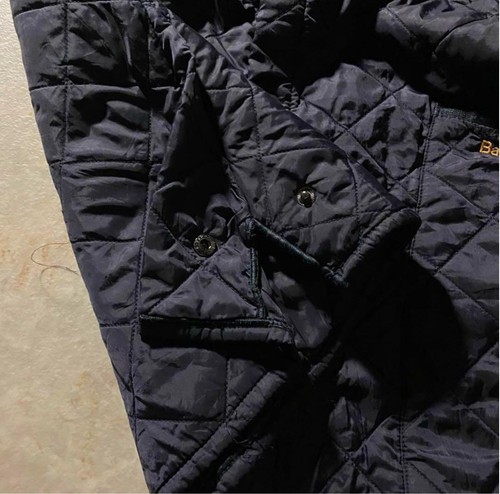 Barbour Steppjacke Herren M Navy Cord Kragen Vintage Warm Oberbekleidung - Bild 14 von 18