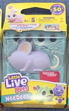 Little Live Pets NeeDees Interactive Pets SCAMPEE MOUSE Gray Collectible Toy New