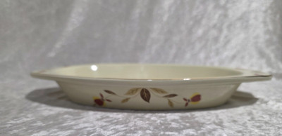 Hall China Autumn Leaf Relish Tray 60th Anniversary 10 1/2'' x 5 1/2''  NEW