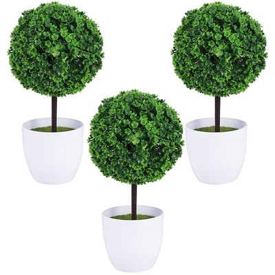  3 Pcs Künstliche Pflanzen Dekorative Simulationsbonsai Topfpflanze