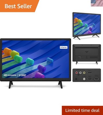 Compact D-Series 24'' LED Smart TV with Dolby Audio and Apple Airplay - Renewed