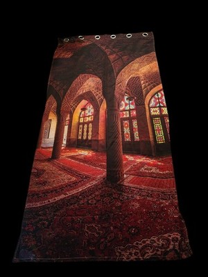 Nasir Al-mulk Mosque Pair Of Grommet Top Drapery Panels