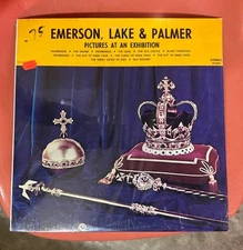 Emerson Lake and Palmer pictures at an exhibition vinyl LP