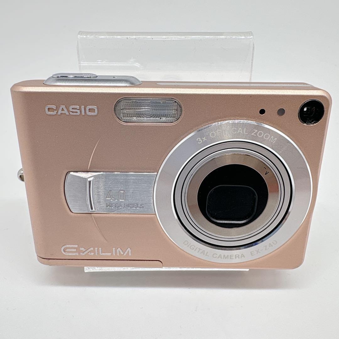 CASIO【平成レトロ】デジカメ EXILIM EX-Z40 CASIO EXILIM EX-Z40 Pink Digital Camera Compact Tested Excellent