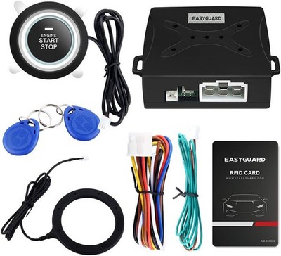 Boton De Arranque Para Auto Carro Sistema Sin Llave De Adapta a Los Carros DC12V