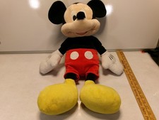 Disney Mickey Mouse Large Plush Classic Red Shorts Yellow Shoes