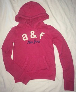 A\u0026F Abercrombie \u0026 Fitch Niños Niñas Logo Con Capucha Con Capucha Sudadera  Rosa XL | eBay