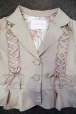 Liz Lisa Blazer Jacket Kawaii Lolita Japan Harajuku Bow Ribbon Light Pink Cream