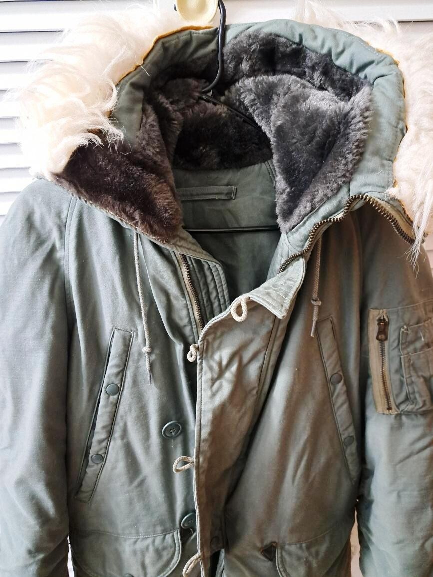 N3B Snorkel Military Coat Fur Hooded Parka Extreme Cold Weather SM