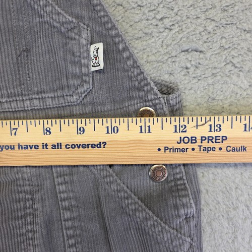 Sprockets Overalls Kids 4T Gray Adjustable Straps Snap Button Corduroy Utility - Picture 11 of 17