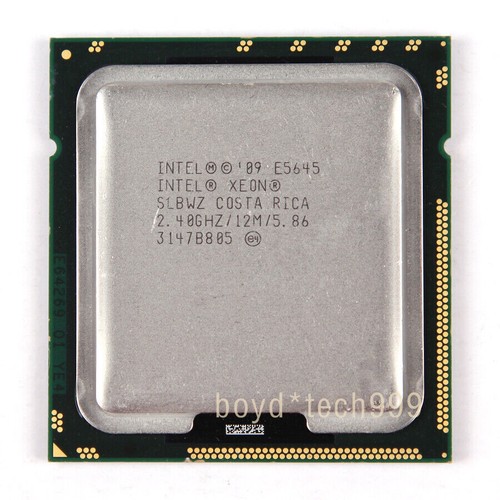 Intel Xeon E5640 E5645 L5638 L5639 Quad-Core LGA 1366/Socket B CPU Processor - Imagen 3 de 5