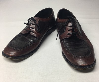 Vintage Louis Dell Olio Men’s Leather Lace Up Shoes Size Charming Black Side Lace Trachten Mens Shoes main image 4