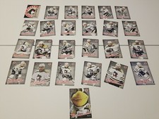 SET OF Hand Signed 2015-16 Wilkes Barre Scranton WBS Penguins Team Issue CARDS b