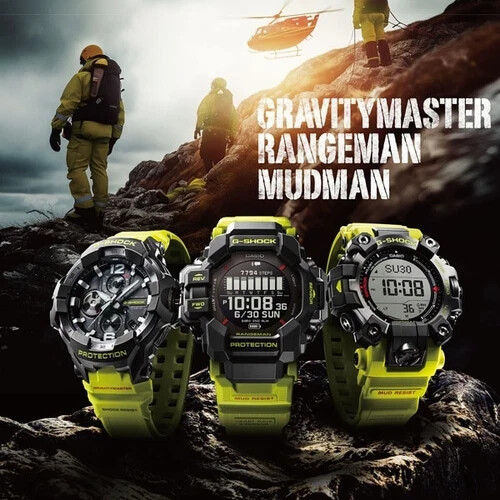 新品　GR-B300RY-1A9JF　G-SHOCK　レスキュー イエロー CASIO G-SHOCK GR-B300RY-1A9JF MASTER OF G-AIR Gravitymaster Rescue