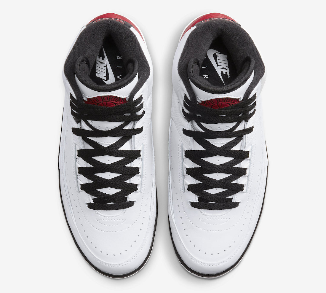 Nike Air Jordan 2 Retro White Varsity Red Black DX4400-106