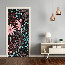 3D Home Art Door Wall Self Adhesive Removable Sticker Flowers Field flowers