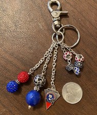 New York Giants Purse Charm Key Ring Chain
