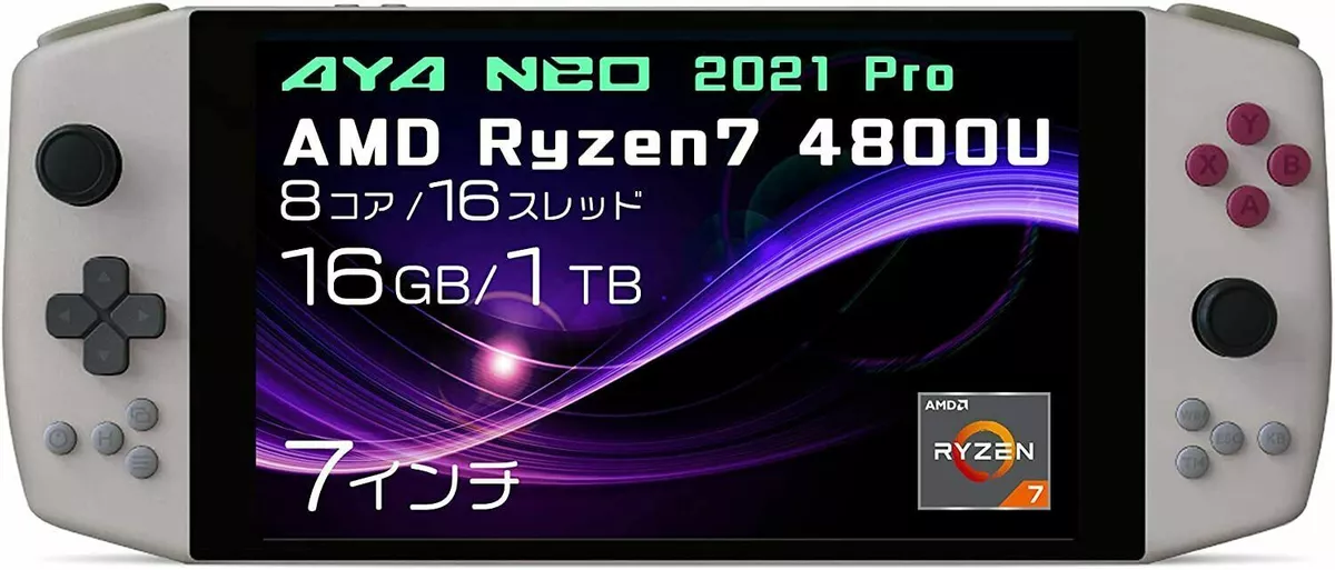 La consola Aya Neo 2021 Pro con Ryzen 7 4800U costará 1.215