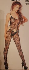 NEW QueenTex J4BBS11H3 Womens Body Stocking with Three Opening One Size(83)