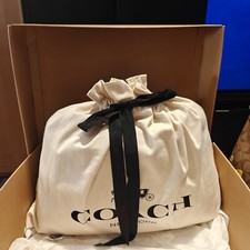 New Coach Drawstring Dust Bag Gift Bag Storage Cover Bag Large 19.5  X 13.5"