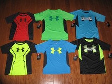 UNDER ARMOUR SHORT SLEEVE SHIRT BOYS SIZE 4/5/6/7 NWT MRSP 24.99
