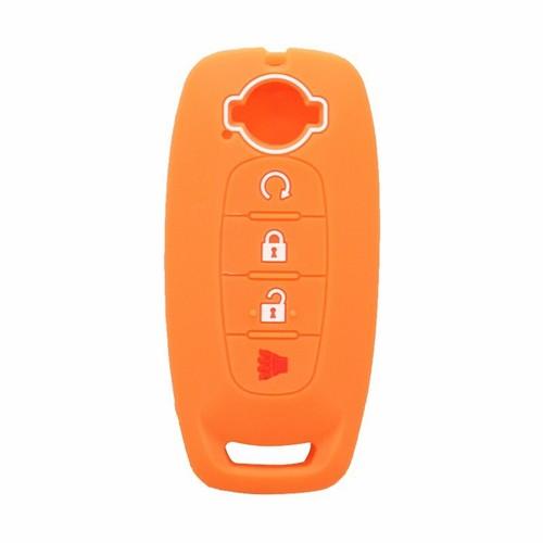 Fit 2023 Nissan KICKS Rogue 4 Button Remote Key Fob Silicone Case Cover - Picture 13 of 15