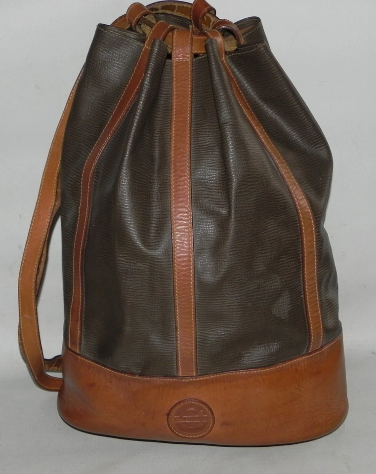 CHABRAND GRAND SAC MARIN EN TOILE ENDUITE ET CUIR - Photo 4/4