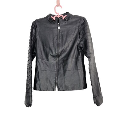 Star Wars Women's Her Universe Jacket Black Kylo Ren Lightsaber Moto Small