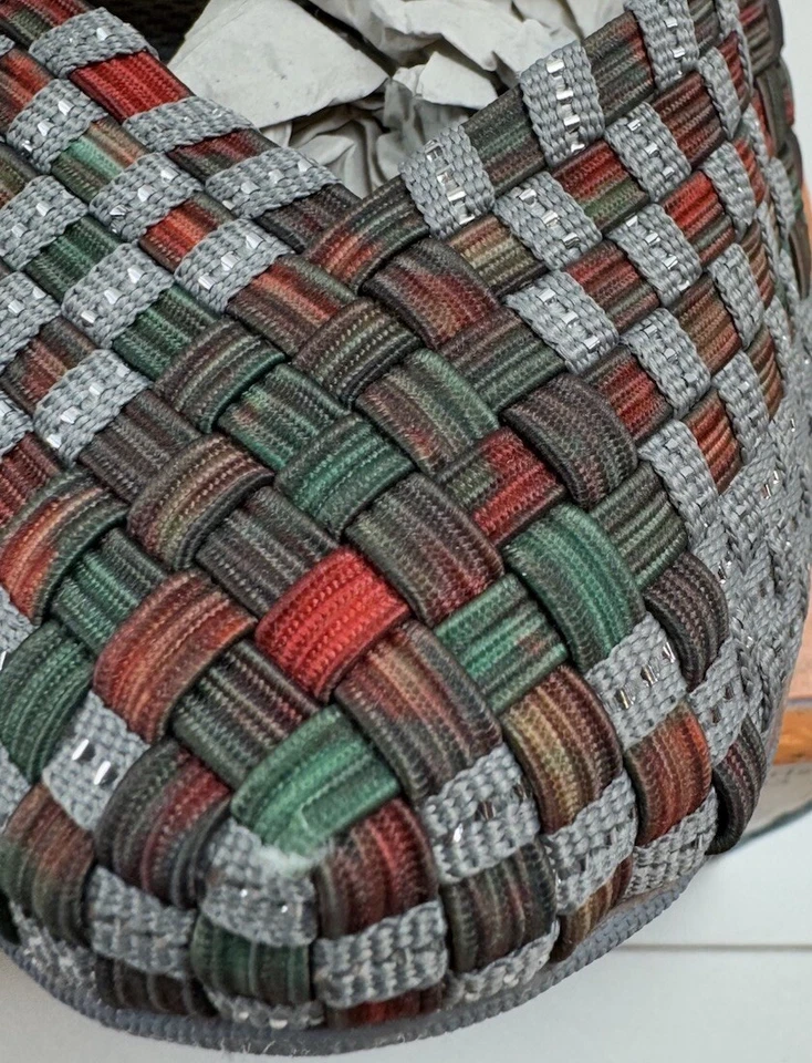 Zapatos sin cordones Bernie Mev Mary Jane Cuddly Casua con correa tejida con cuña nuevos con caja para niñas talla 33 Foto 4 de 4