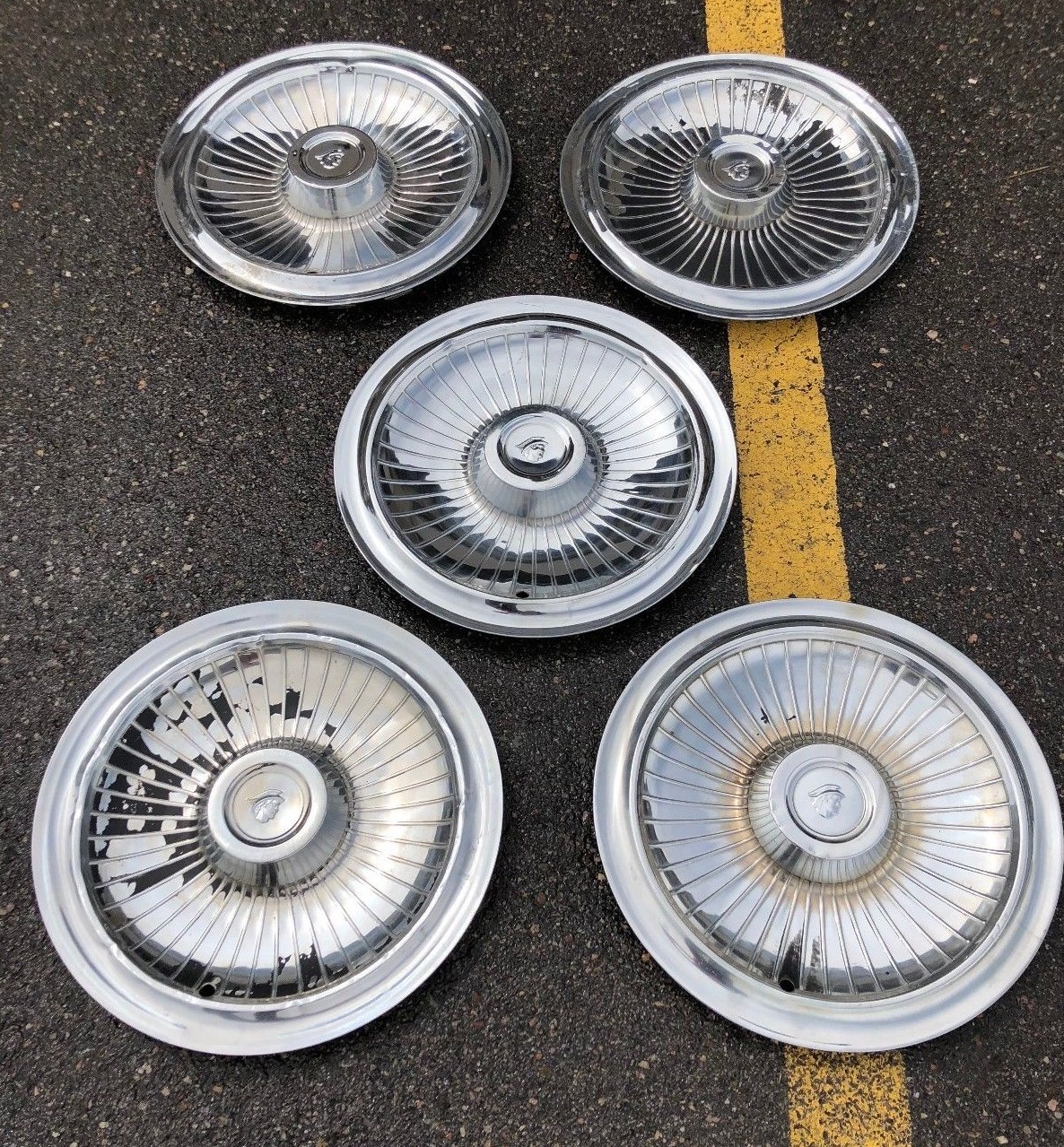 65 MERCURY MONTCLAIR MONTEREY HUBCAPS WHEEL COVERS CAPS OEM COLONY PARK LANE eBay