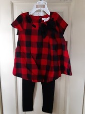 Tommy Bahama Girls Top/Leggings/ Hair Clips Size 3T NEW WITH TAGS