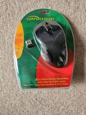 Compucessary 3D/5 1 Button Wireless Optical Mouse