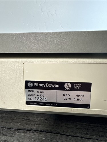 Vintage Pitney Bowes scale Shipping A530 - Picture 7 of 8
