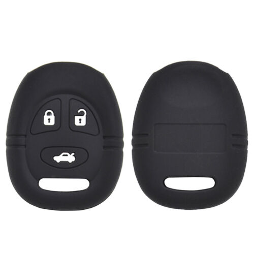 Silicone Key Case Cover For Saab 9-3 9-5 Fob Remote Holder 3 Button