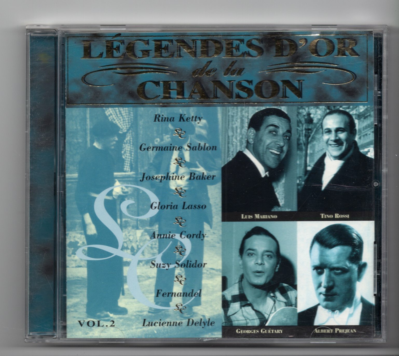 (JE902) Legendes D'or De La Chanson Vol 2, 18 tracks various artists - 1996 CD