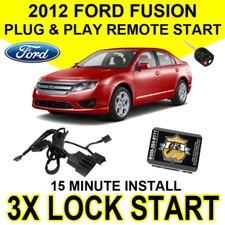 2012 Ford Fusion Remote Start Plug and Play Easy Install DIY 3X Lock FO1A