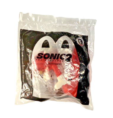 2022  McDonald's The Hedgehog 2 Movie Happy Meal Toy #5 KNUCKLES *MINT*