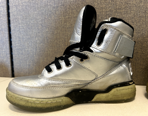 Patrick Ewing 33 Basketball Shoes Mens US 7 Silver - Picture 4 of 13