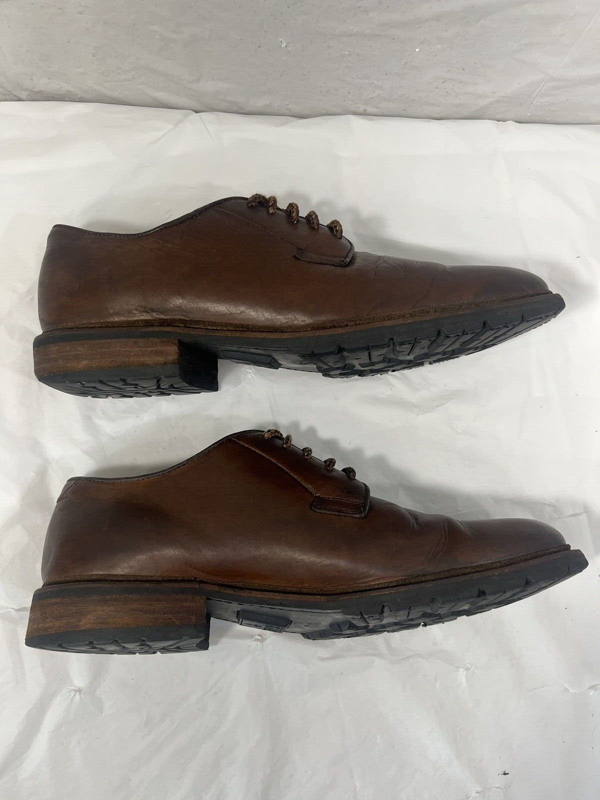 SAOLA Scarpe casual eleganti Frye Grant Oxford da uomo in pelle marrone taglia 11 5 D
