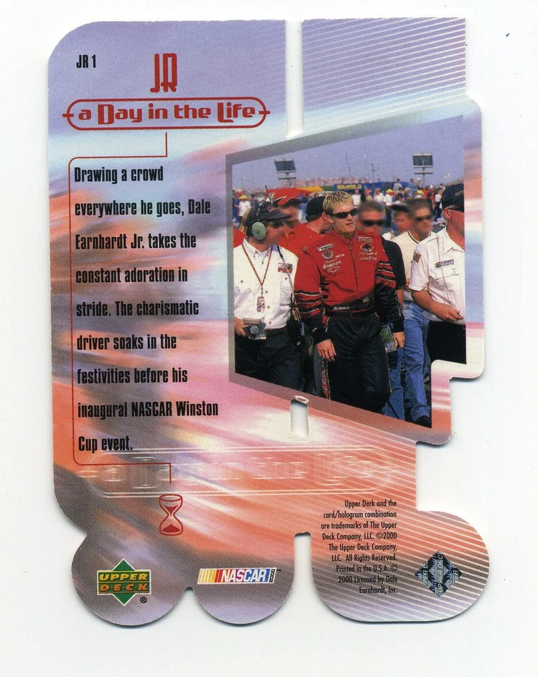 2000 Upper Deck Victory Circle A Day in the Life LTD #JR1 Dale Earnhardt Jr. - Image 2 of 2