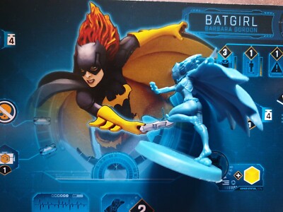 Batgirl Bat Girl Batman Monolith Spiele Brettspiel Figur & Karte Kickstarter 